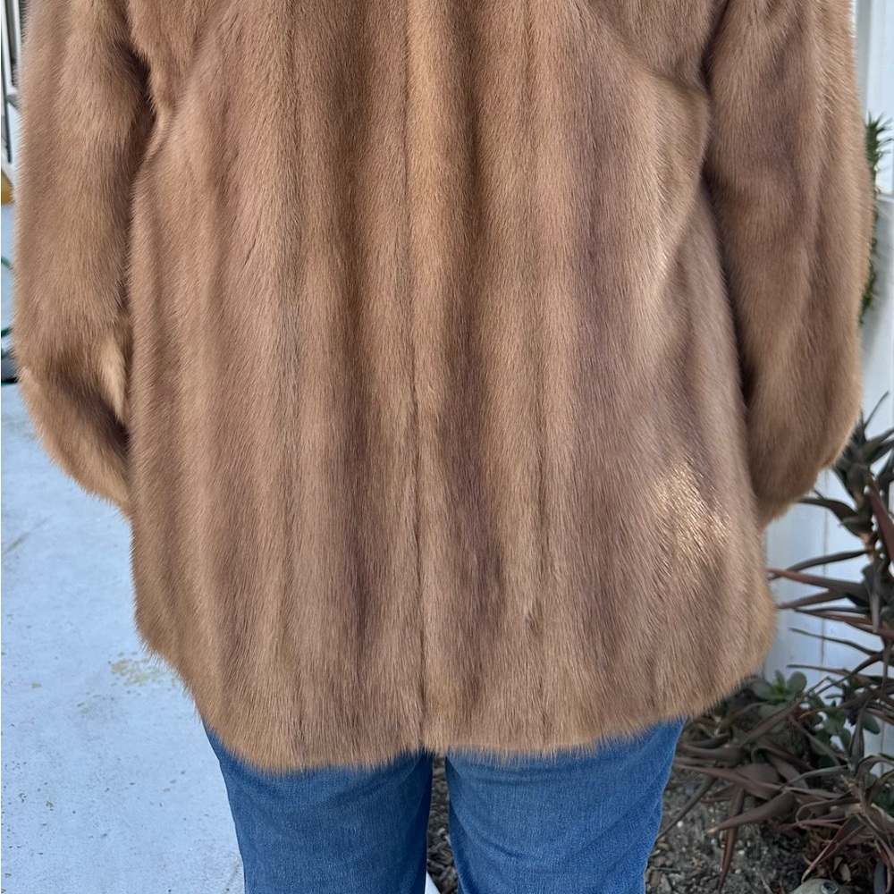 Vintage Mink red fox fur coat- by Buffums Ca. - Picture 4 of 16
